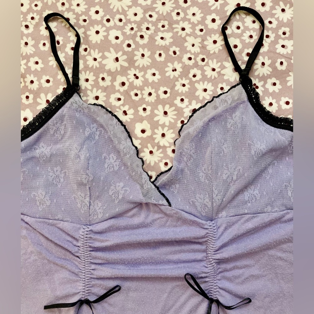 Victoria’s Secret purple lace chemise slip - Picture 5 of 12